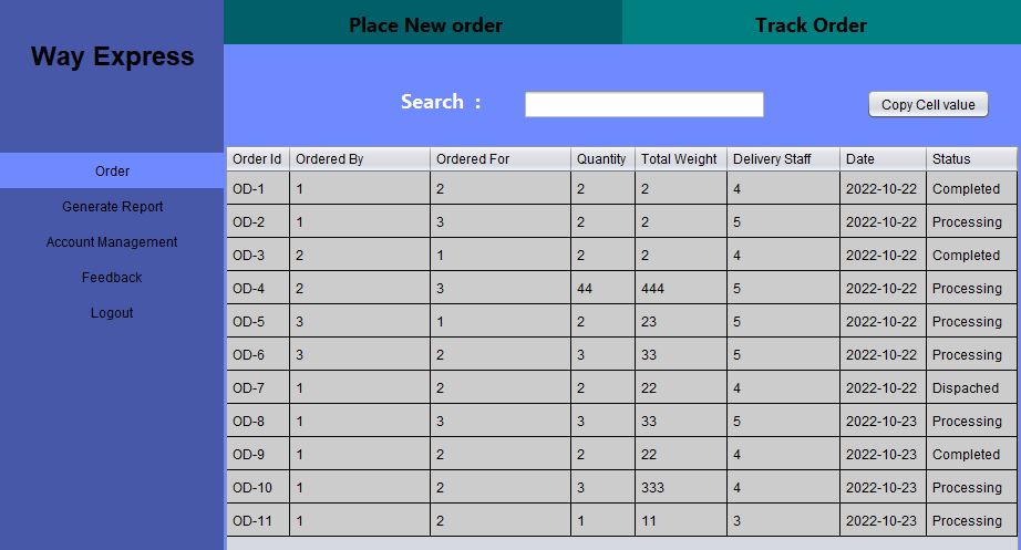 Courier Management System